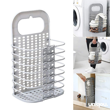 Collapsible Hanging Laundry Basket, Vegetable, Fruits, Snacks Basket (Pack of 1, 2) - Uniqou™