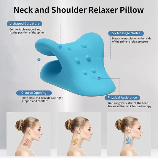 Neck Relaxer and Cervical Pain Relief Pillow - Uniqou™