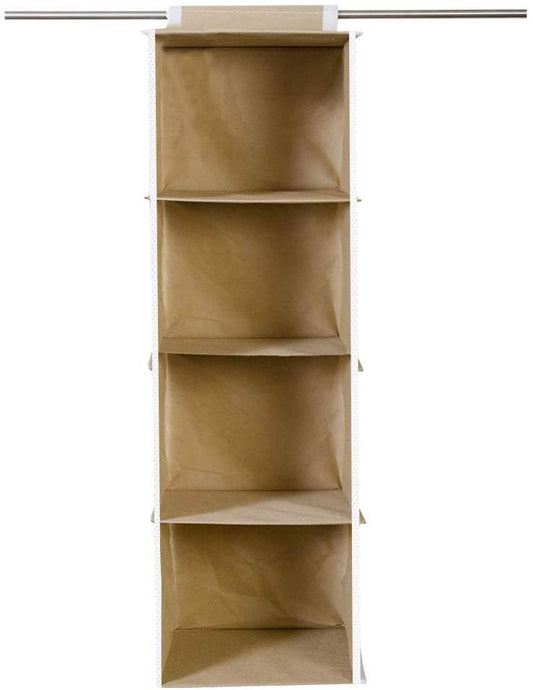 Hanging 4 Shelves Wardrobe Organizer - Uniqou™