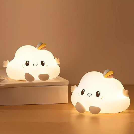 Cute Silicon Cloud Night Lamp, Multi-Colour, Perfect Gift - Uniqou™