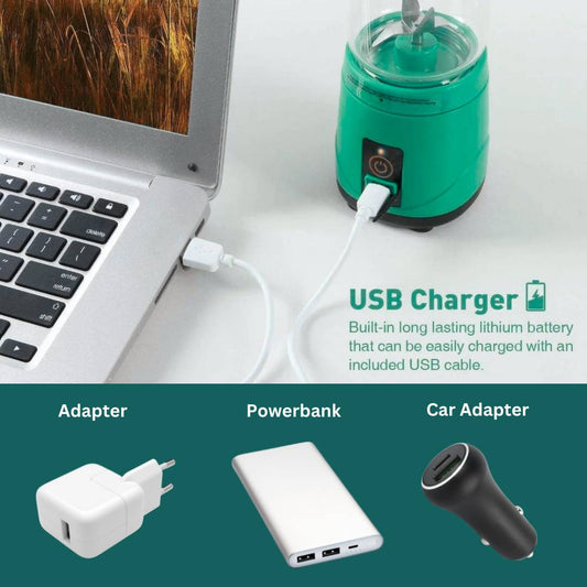 Portable USB Blender for Juice, Smoothie, Cold Coffee - Uniqou™