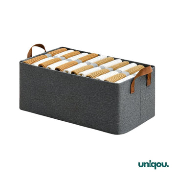 Foldable Clothes Storage Box with Handles - Uniqou™